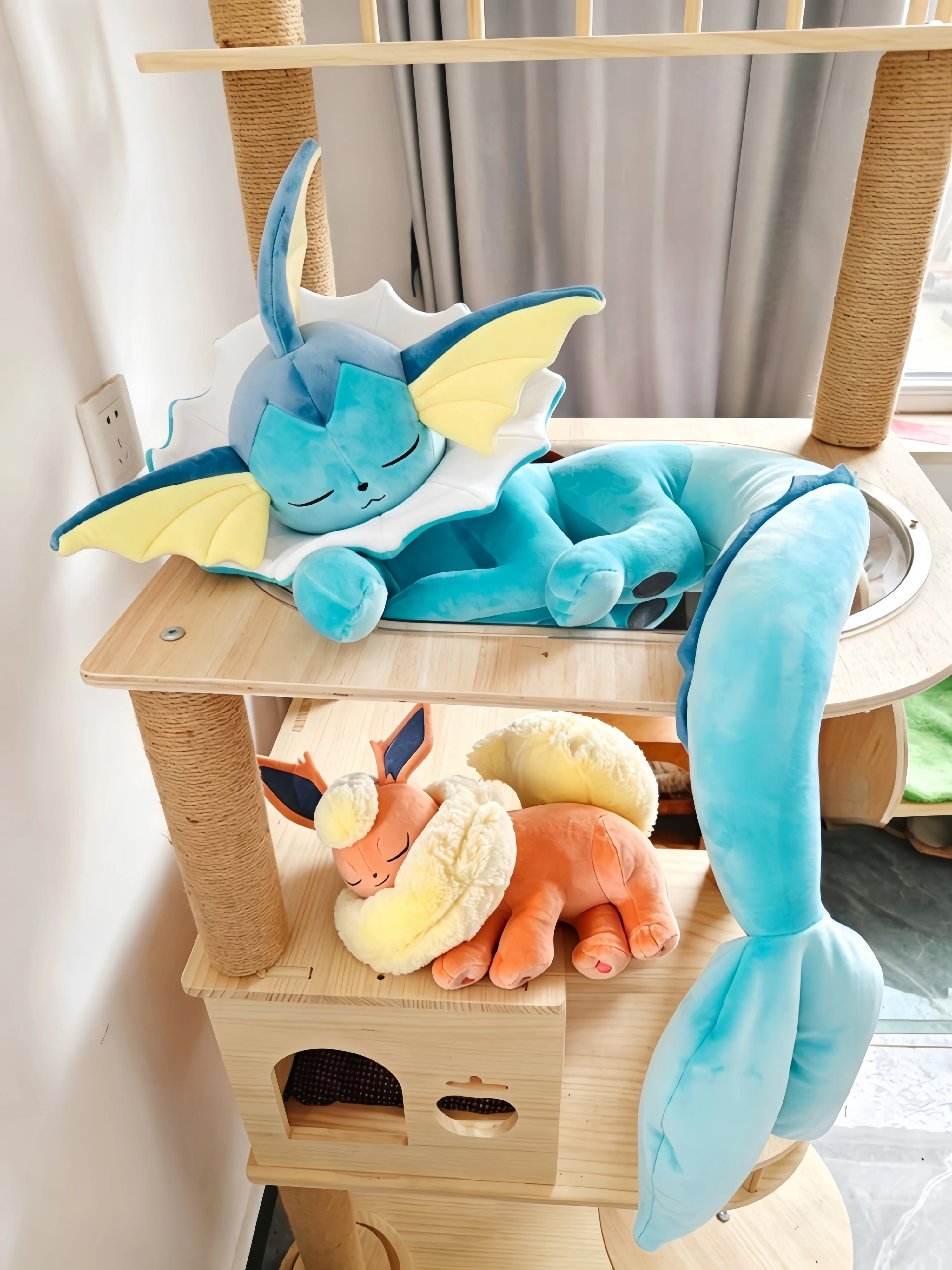 new-pokemon-eeveelution-eevee-evoli-evolution-animal-plush-sleeping-vaporeon-flareon-peluche-doll-umbreon-stuffed-toys-kid-gift