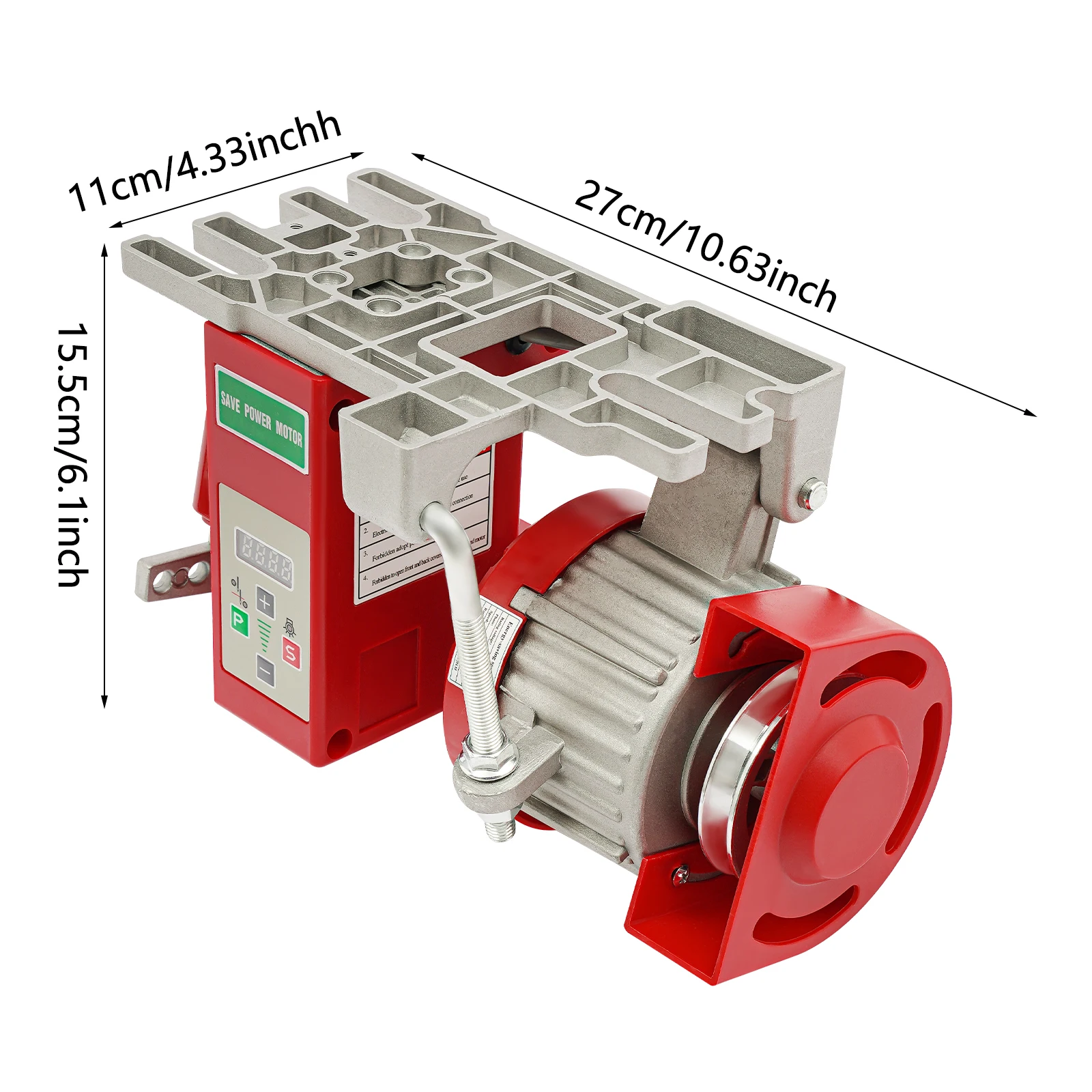 550 W industrielle Nähmaschine, bürstenlos, energiesparend, Servomotor, Nähmaschinenmotor, 200–6000 U/min, Heimtextilien, industriell