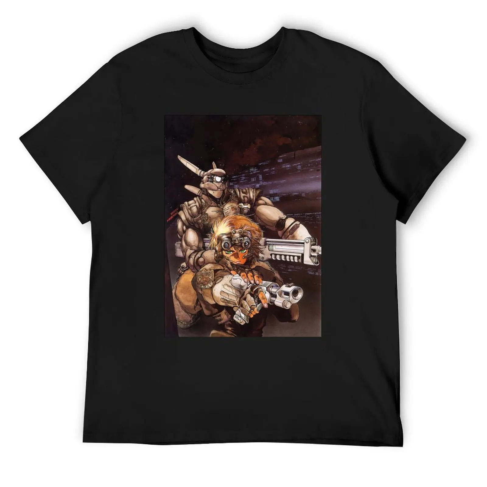 

Appleseed - Briareos & Deunan #2 T-Shirt gifts for boyfriend luxury t-shirt graphics men clothings