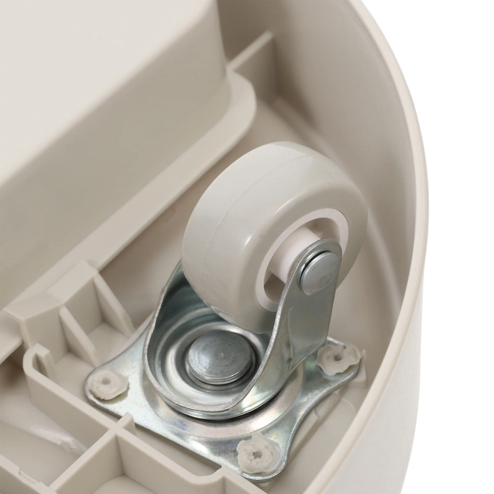 

Round Rolling Planter Base Wheels White Flower Pot Tray Movable Humidity Stand Water Drainage Decorative Saucer Indoor Plants