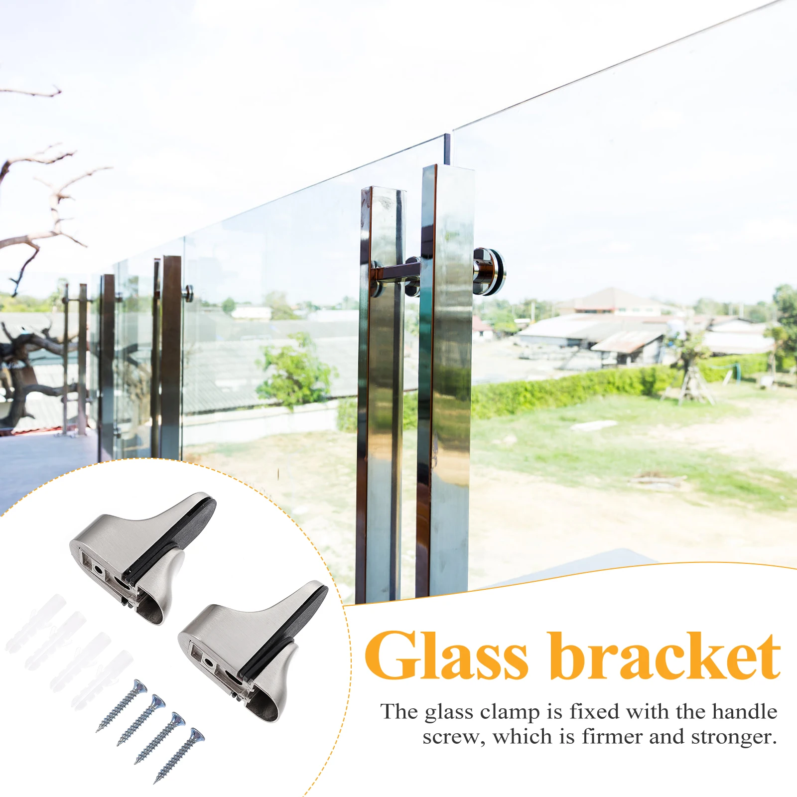 

2Pcs Layer Shelf Clamp Duckbill Clips Glass Bracket with Polished Zinc Alloy Surface No Burrs Rustproof Strong Hold for Cabinet