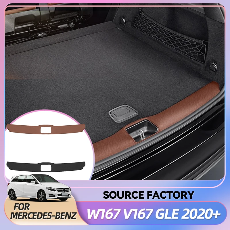 

Внутренние наклейки для Mercedes-Benz W167 V167 GLE X167 GLS, задняя защитная накладка багажника GLE, защитная накладка багажника 2020+
