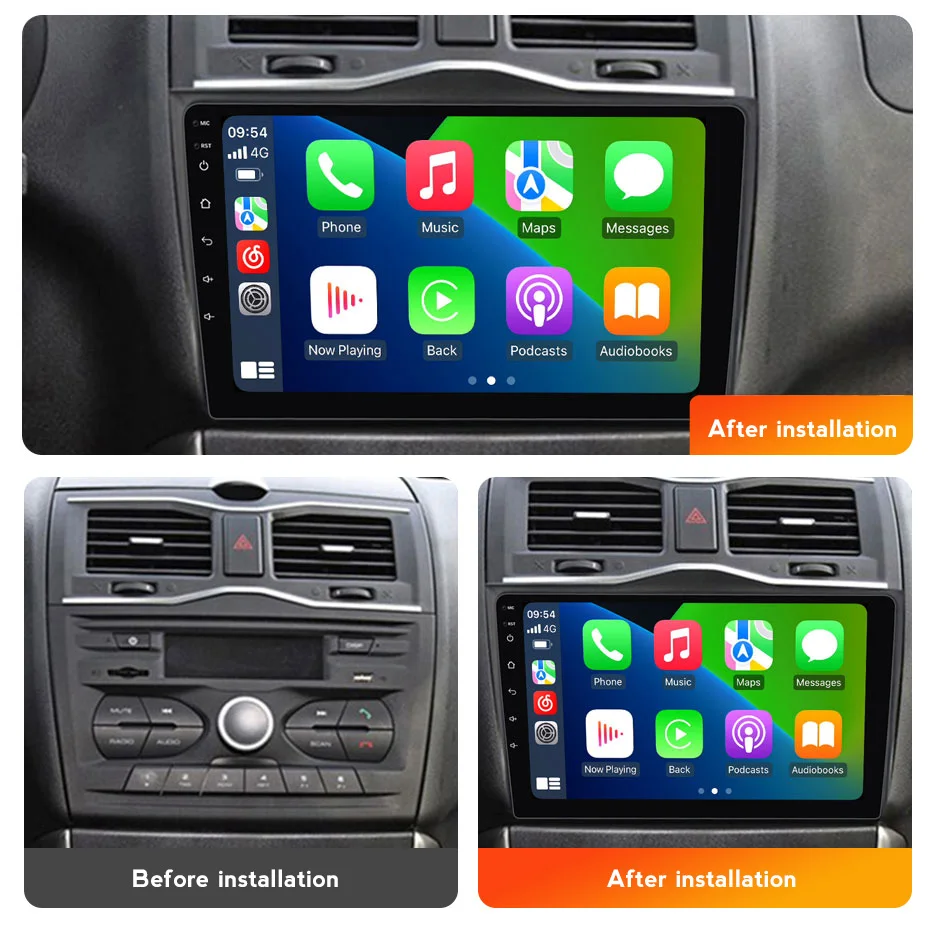 MEKEDE IPS Screen 2 Din Carplay Car Radio For LADA ВАЗ Granta Cross 2018 2019 Multimedia Player GPS Navigation Stereo Head Unit
