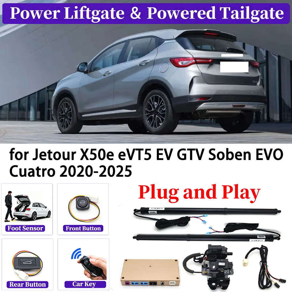 

for Jetour X50e eVT5 EV GTV Soben EVO Cuatro 2020-2025 Car Automatic Power Liftgate Kit Smart Auto Electric Tailgate System