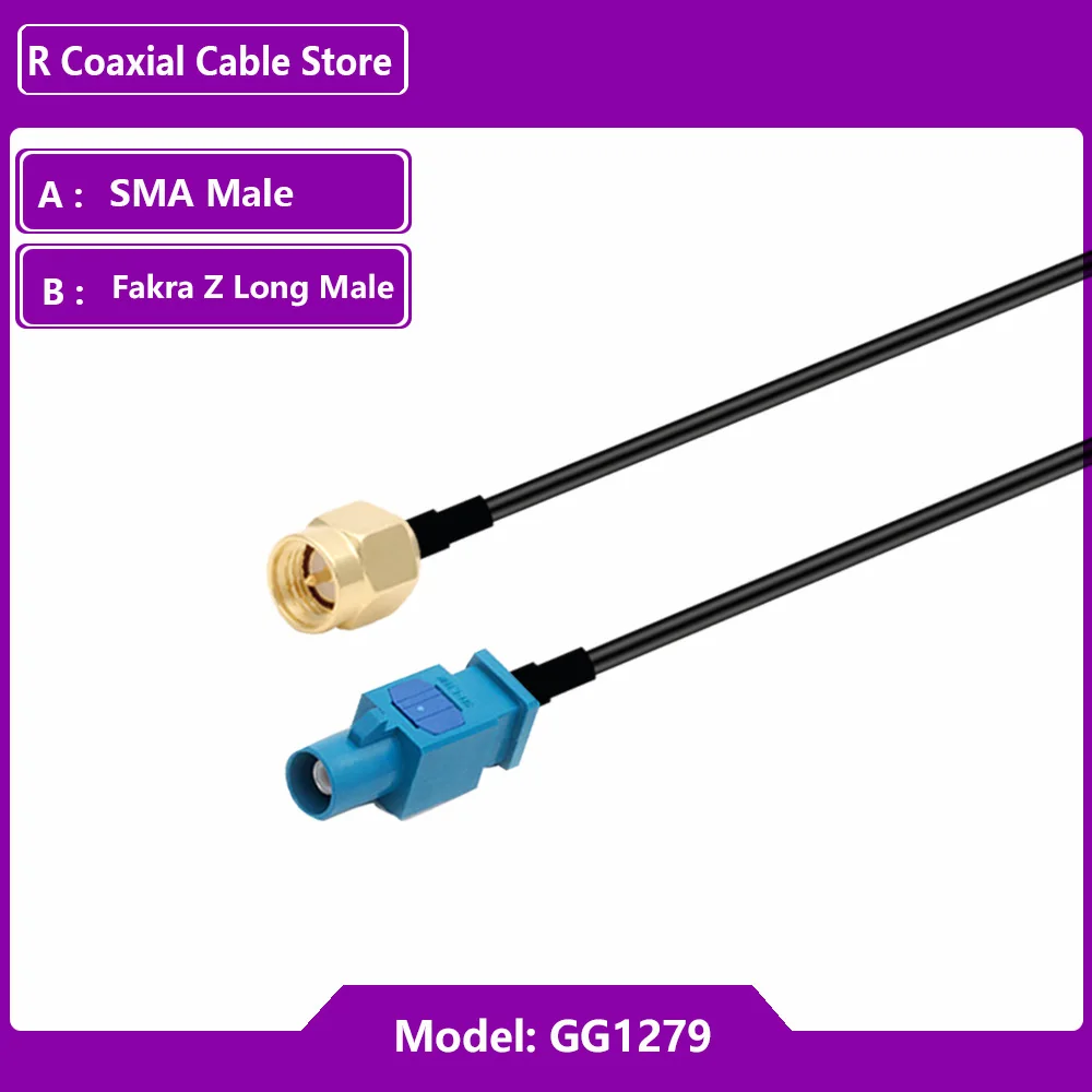 オスメスコネクタ,オス/メスケーブル,GPSアンテナ,コネクター,Rf,同軸ケーブル,自動車および車両用,1個