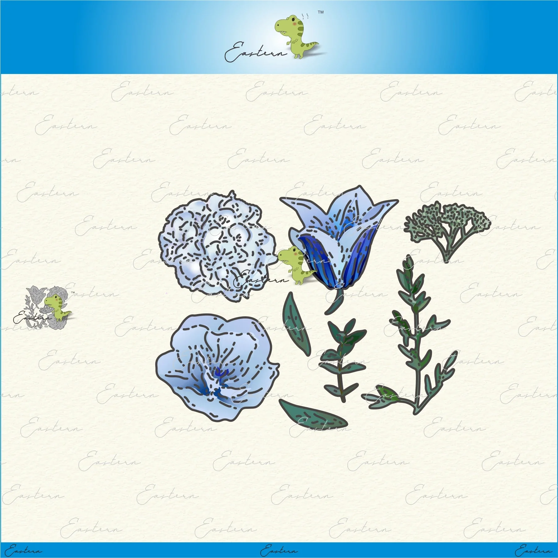 Sky Flowers metal cutting dies 2023 new diy molds Scrapbooking Paper Making die cuts crafts Printed Sheet