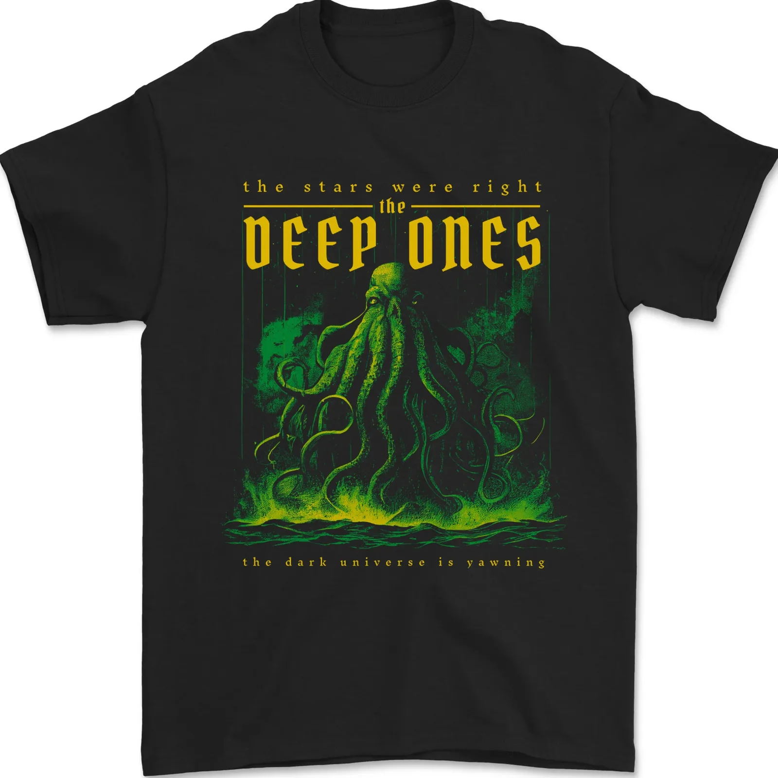 Deep Ones Cthulhu Kraken Octopus Mens T-Shirt 100% Cotton