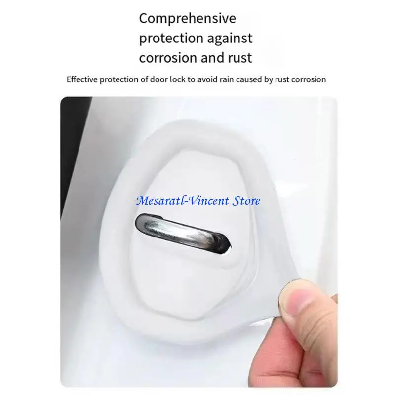 

A70F Дверной замок Буферный демпфер Звукоизоляция Тихая подушка Шумоуплотнительная накладка Резиновая демпфирующая защита