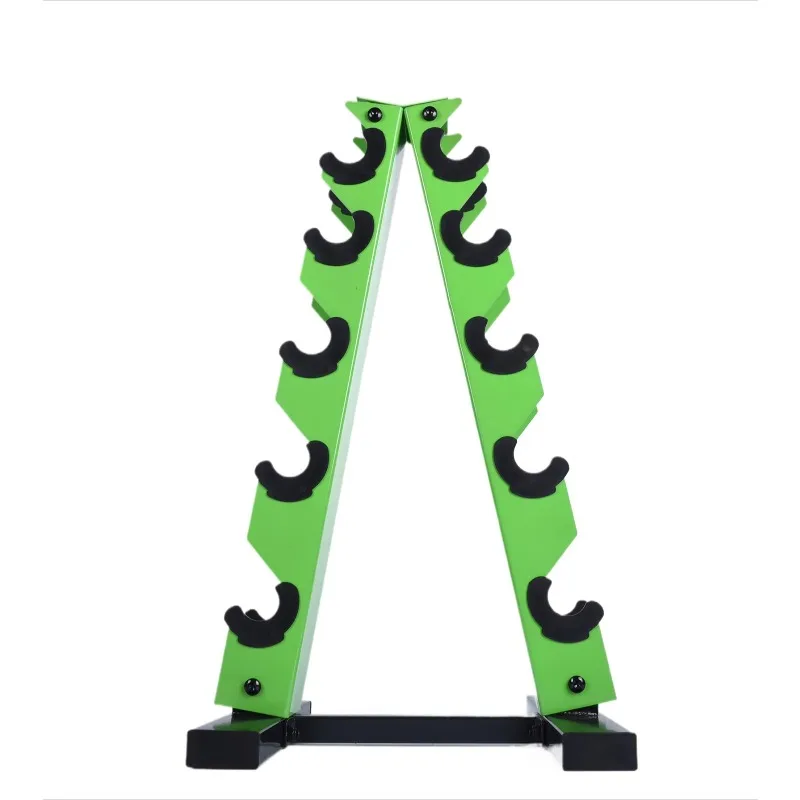 

Green Eco-Friendly Dumbbell Rack Home Fitness Gear Durable High-Quality Stable Structure for Household Daily Fitness Training