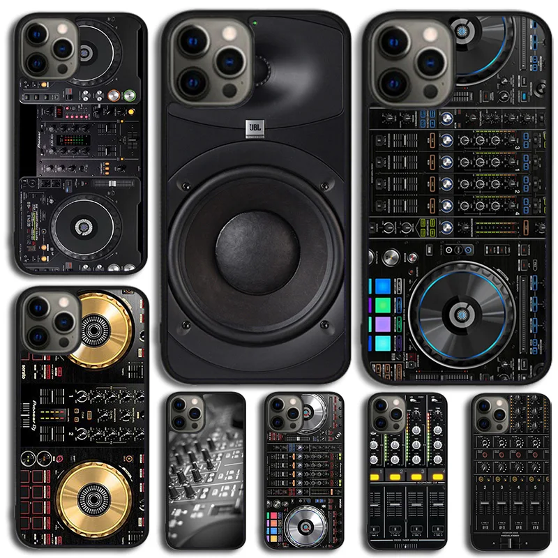 DJ Mixer Music Phone Case Cover For for iPhone 16 15 14 SE 2020 XR XS 11 12 13 Pro MAX Plus