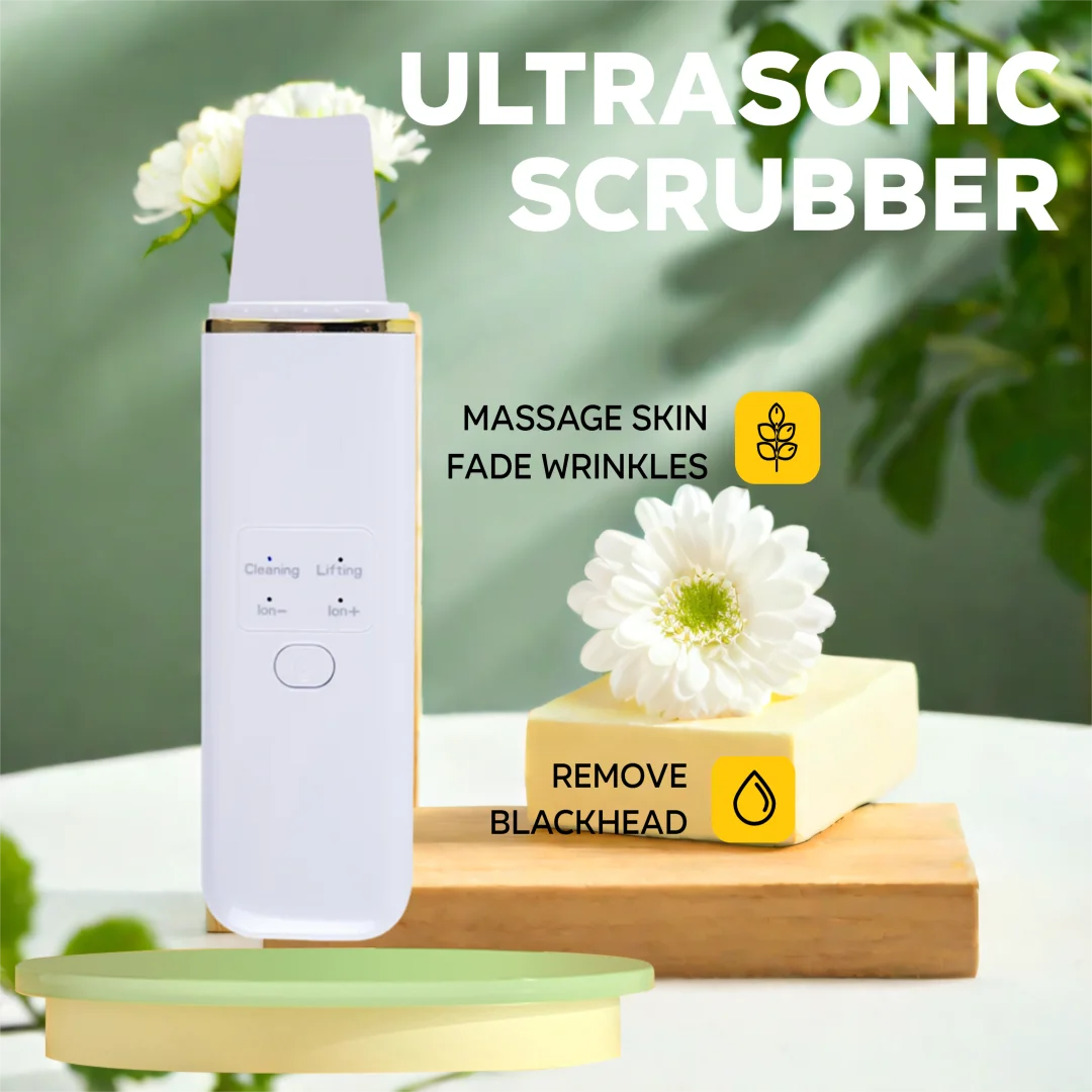 フェイスピーリング 黒ずみ除去 超音波スクラバー 毛穴を深く洗浄し、荒れた肌を改善し、しわを薄くし、アンチエイジングマッサージ肌