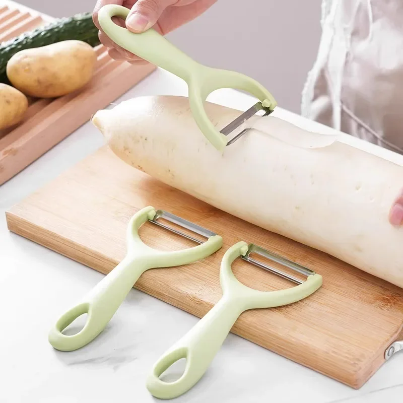 Stainless Steel Peeler with PP Handle, Potato and Household Vegetable Peeler, Fruit Knife, Kitchen Utensils