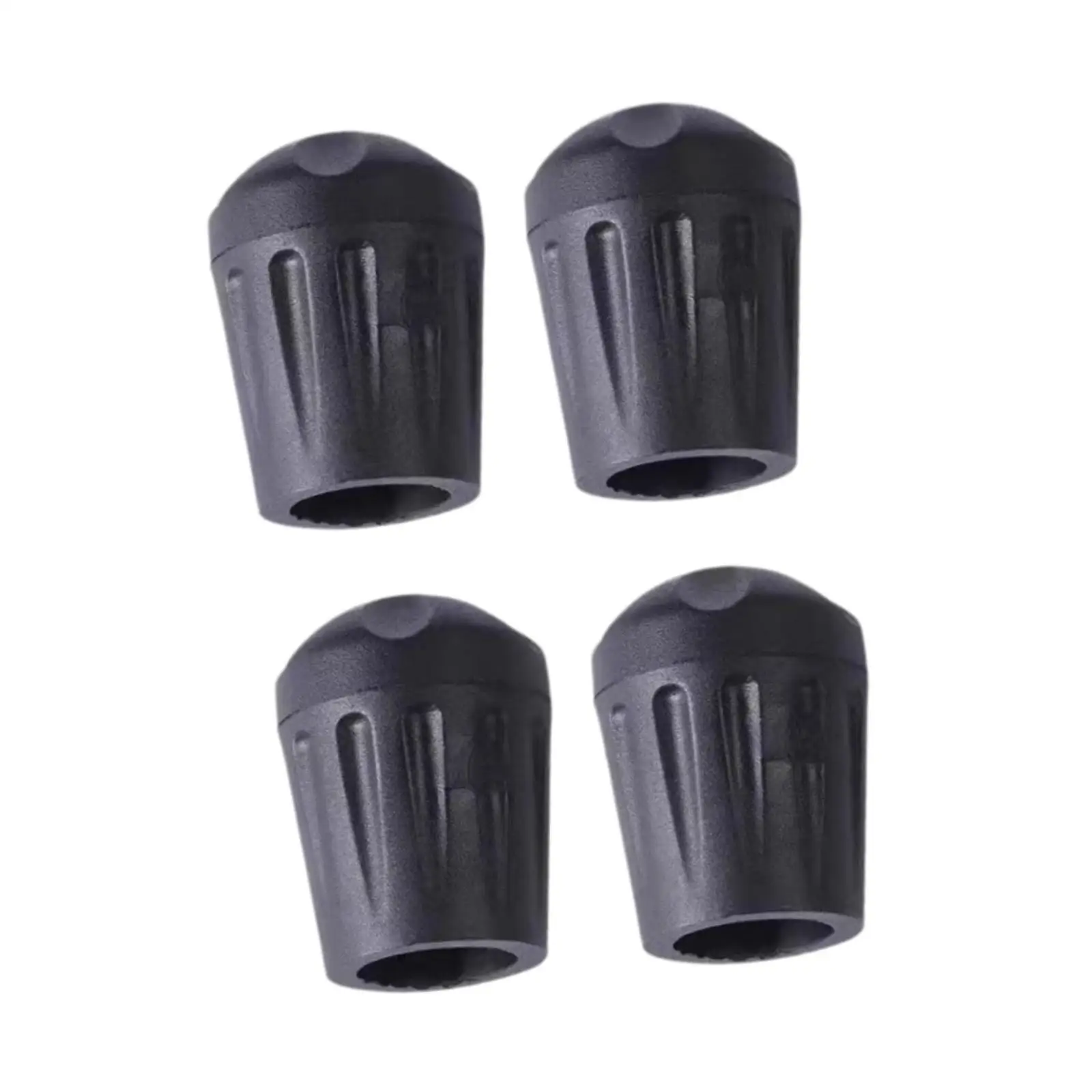 4 Pieces Chair Foot Covers Chair Pads Reusable Dampen Noise Protect Floors Black Protector for Garden Patio Office Camping