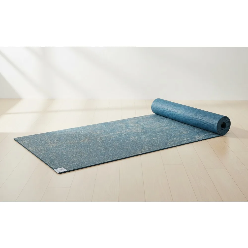 

Коврик для йоги из натурального джута, нескользящий, экологически чистый, легкий, прочный для горячей практики йоги