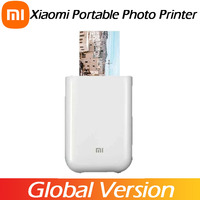 Global Version Portable Mini Xiaomi Pocket Photo Printer Wireless Bluetooth Thermal Print AR Video ZINK Self-adhesive Color