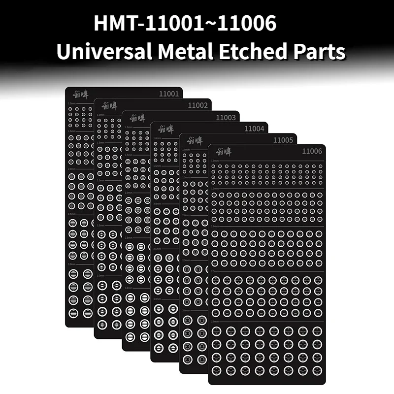 HSIANG Model Tool HMT-11001-11006 Universal Metal Etched Parts Assembly Model Building Tools for Modeling Hobby DIY Accessories