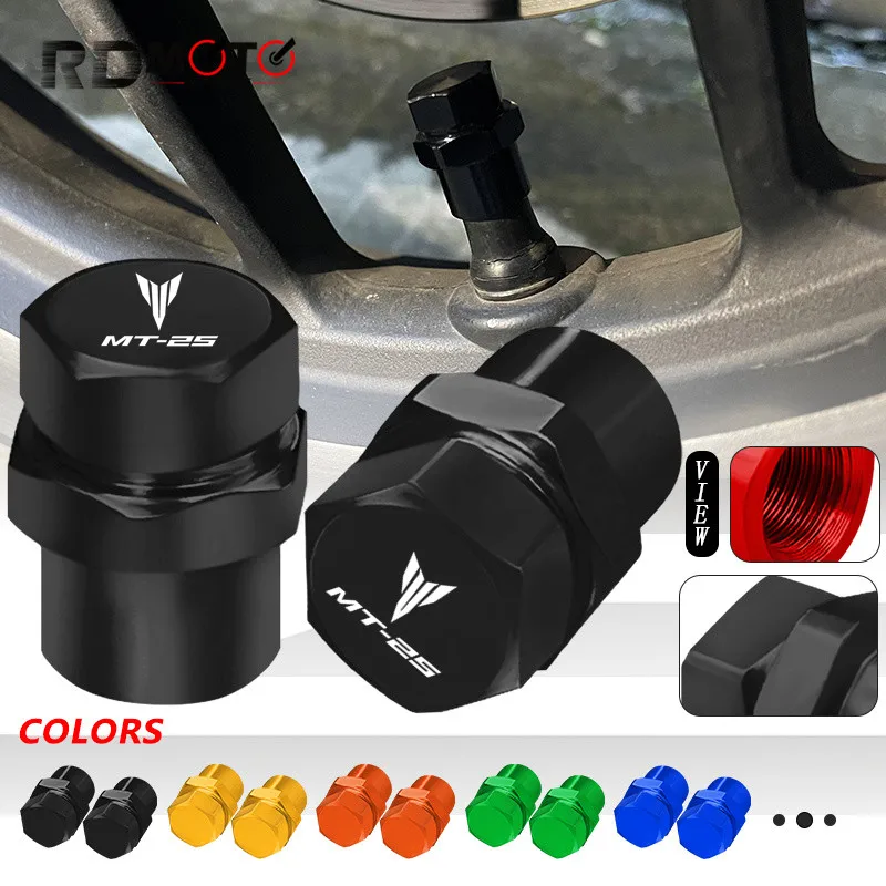 

Motorcycle Accessories CNC Aluminum Wheel Tire Valve Caps Airtight Covers For MT25 MT125 mt25 mt125