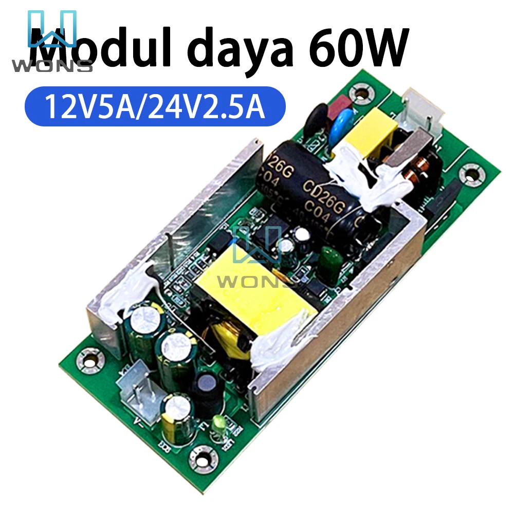 Dual Output Power Supply Module Board Step Down Converter Isolated Switching Adjustable AC-DC 110V 220V to 5V 12V 24V 36V 4-6A