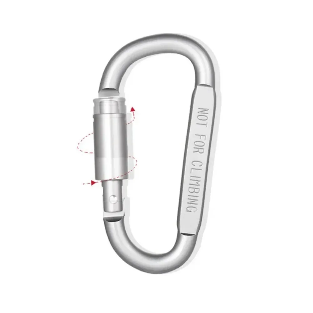 2-6PCS Karabiner Set Für Schlüssel Camping Überleben EDC Outdoor Schlüsselbund Clip Legierung Aluminium Taktische Karabiner Haken Karabiner – Detail 4