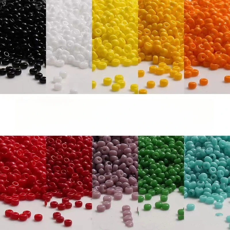 

MIYUKI 2/3mm Glass Seed Beads | Non-Fading Solid Color Ceramic Beads for DIY Jewelry Crafting | Handmade Accessories