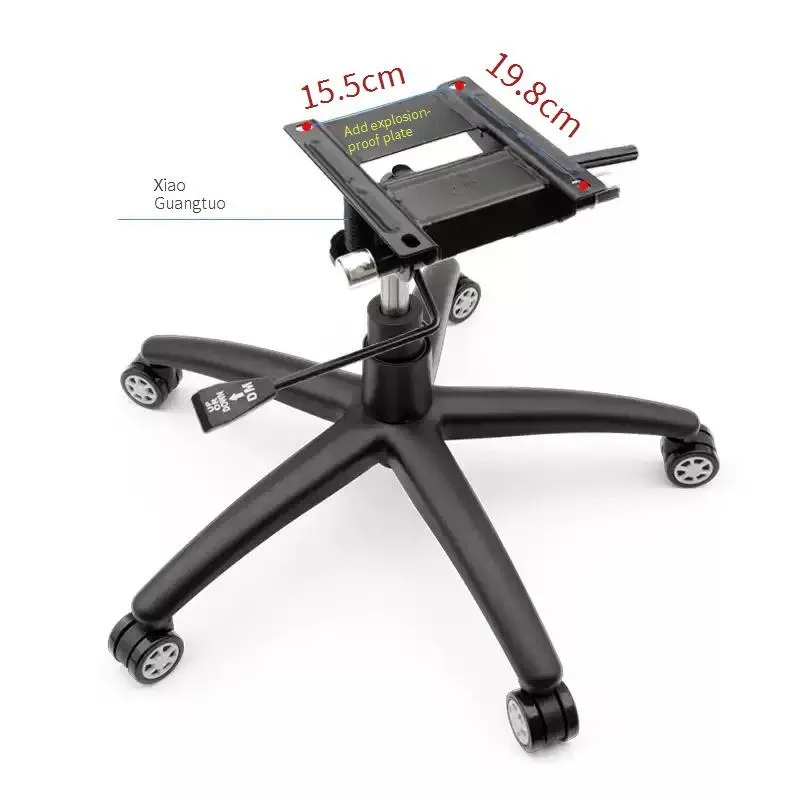 Heavy Duty Steel Chair Tray Base - Swivel Mechanism for Computer/Study Room Office Chair Replacement