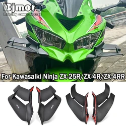 ZX 4R 4RR 25R Motorbike Winglets Aerodynamic Wing Kit Spoiler For Kawasaki ZX4R ZX4RR ZX25R ZX-25R 2020-2024 ZX-4R ZX-4RR 23 24