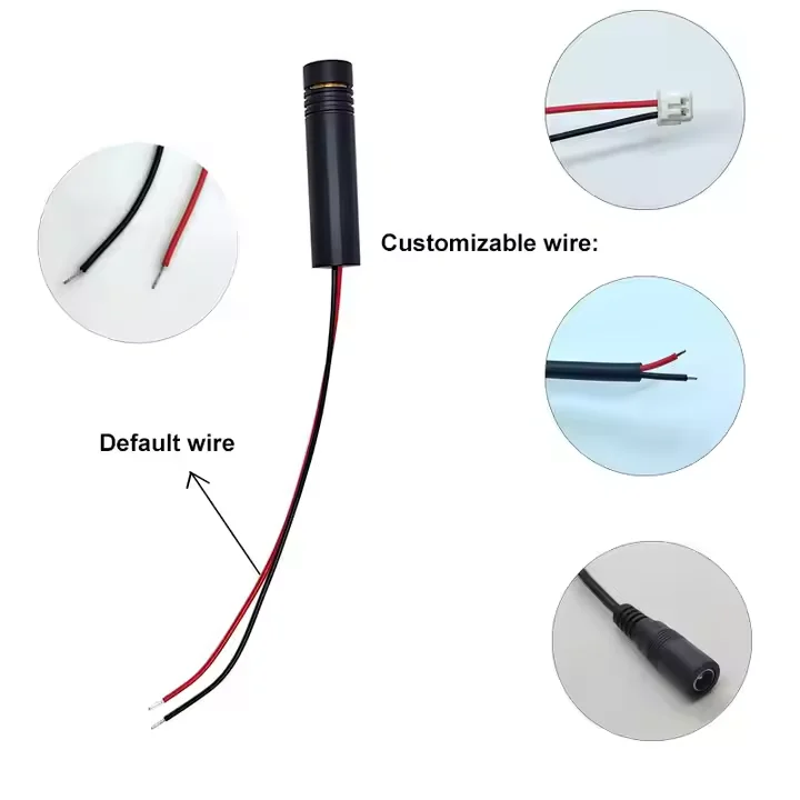 650nm 12x50 มม.สีแดง Crossline โมดูลเลเซอร์ 5/10/20/30/50/80/100 mW อุตสาหกรรม 12V 24V เสื้อผ้าตัดเตียงเลเซอร์ไดโอดโมดูล