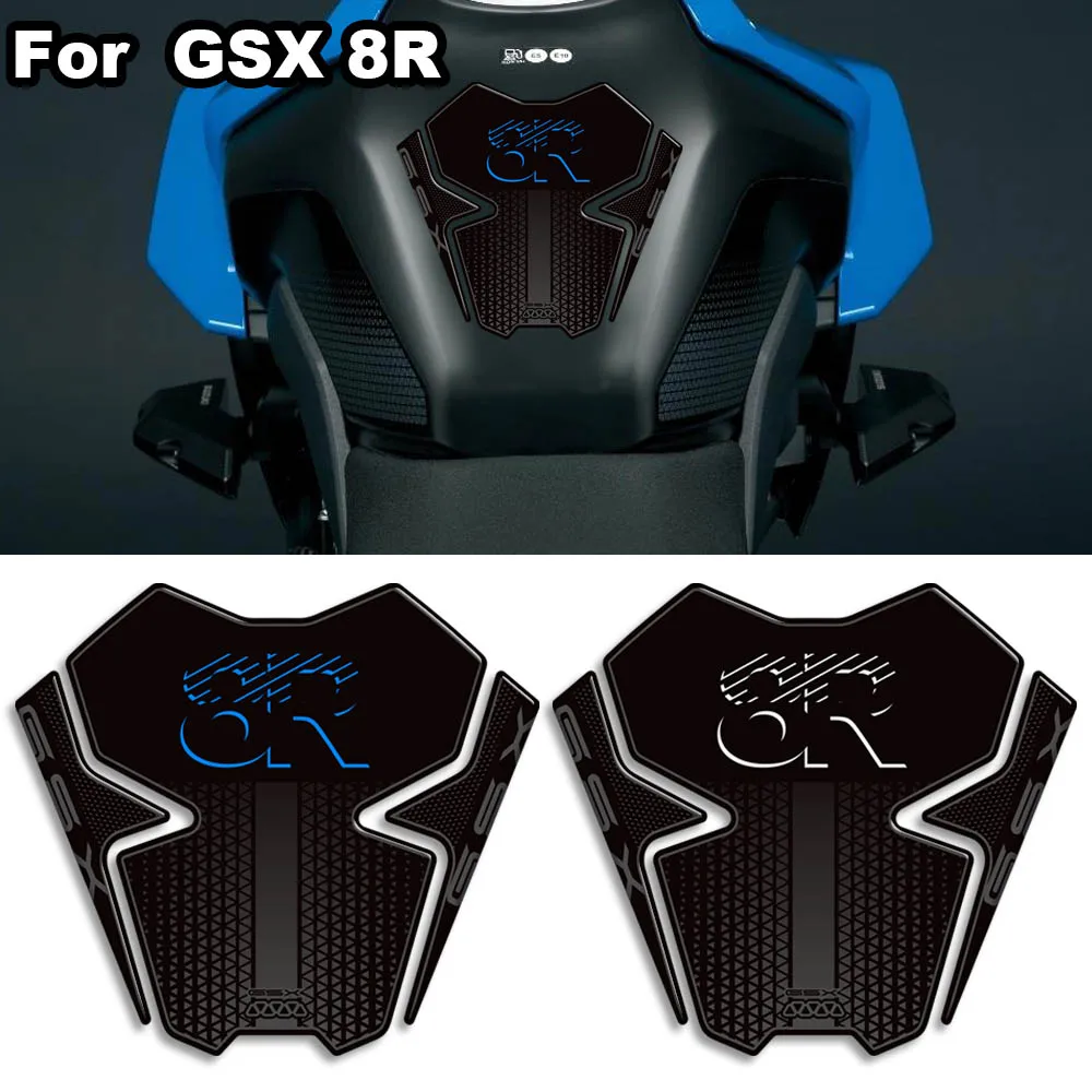 

Для Suzuki GSX 8R GSX-8R GSX8R 2024, наклейки на бак мотоцикла, защитные наклейки на крышку топливного бака, украшения