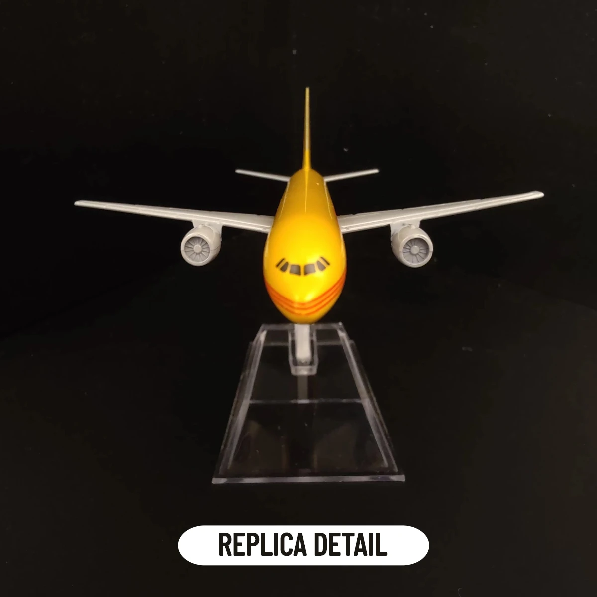 Scale 1:400 Metal Aircraft Replica 15cm DHL Cargo Boeing 757 Model Aviation Diecast Miniature Kids Room Decor Gift Toys for Boy