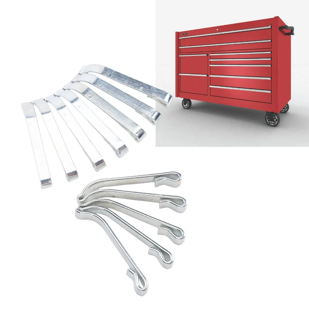 12PCS Spring Steel Drawer Slide Clips 41.2mm / 1-5/8in Replacement Part Toolbox Drawer Clips Universal