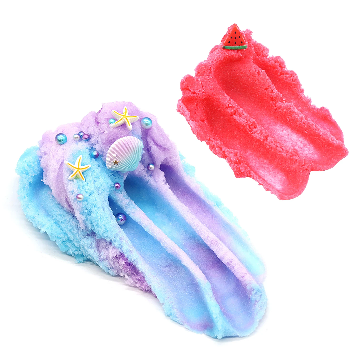 Pink blind box style random slime toys, handmade DIY decompression toys, a total of 9 styles