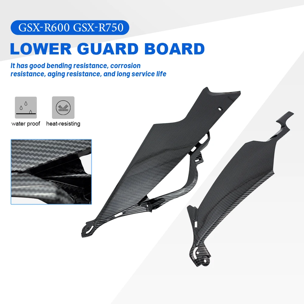 Motorcycle Fairing Lower guard board Fixed wind wing Carbon Fiber For Suzuki GSX-R600 GSX-R 600 GSXR 600 GSXR 750 2006 2007