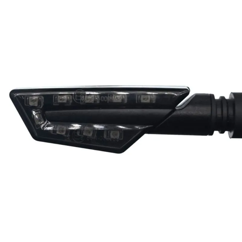 NCSMT Universal Motorcycle Flash Lights Dynamic Turn Signal Lights 12V 0.48W 9LED Indicator Lights