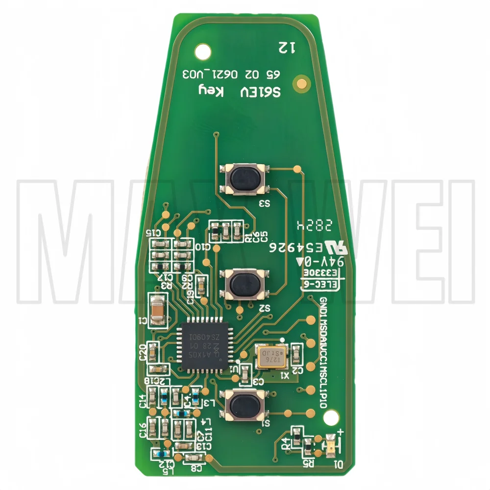 433.40MHz FSK 47 NCF29AxX Chip Original Smart Car Remote Control Key For 2024 Chery EQ7 ICAR 03 Car Key 3 Buttons