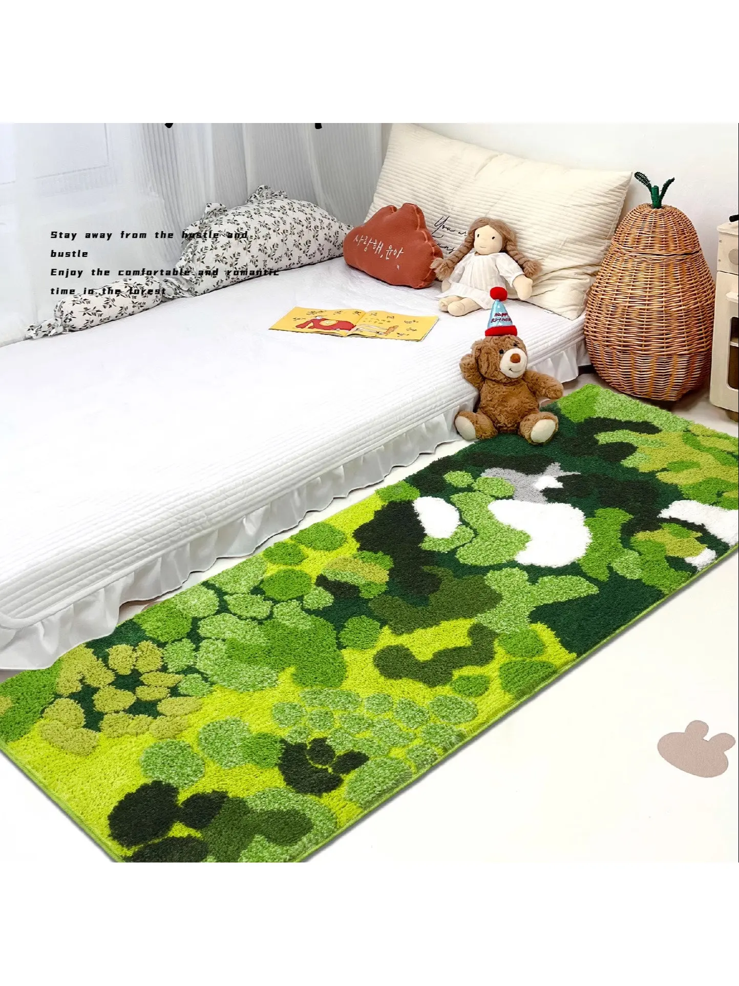 

Коврик для гостиной, прикроватный коврик для спальни, подкладка под журнальный столик, противоскользящий, с шумопоглощением, для домашнего декора