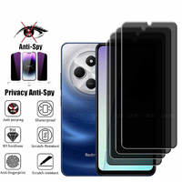 4Pcs For Xiaomi Redmi 14C Glass Redmi 14C Screen Protector Phone Cover Protective 9H Anti-Spy Privacy Tempered Glass Redmi 14C