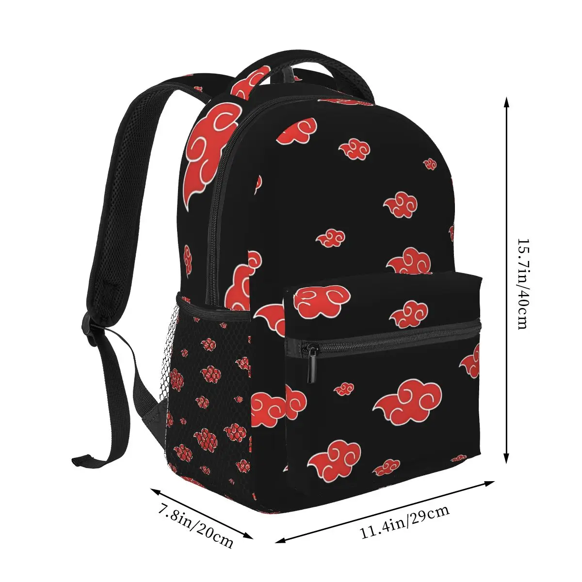 Japan Anime Konoha Akatsuki Students School Bags Boy Girl Fashion Teens Books Backpack