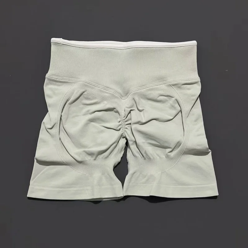 HISTELLO Ignite Sculpt Scrunch Shorts für Damen, Nahtlose Niedriggeschnittene Scrunch-Shorts mit Po-Lifting-Effekt, Sexy Gym Yoga Fitness Workout Biker-Shorts – Detail 19