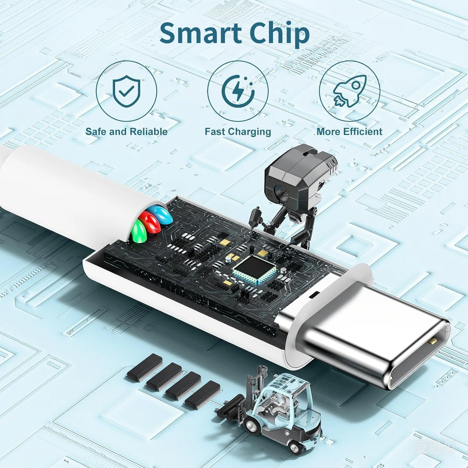 شهادة MFi LAIHONEN 1 قطعة 2 قطعة كابل من النوع C إلى كابل Lightning شحن سريع مناسب لشاحن iPhone 13 USB من النوع C مناسب
