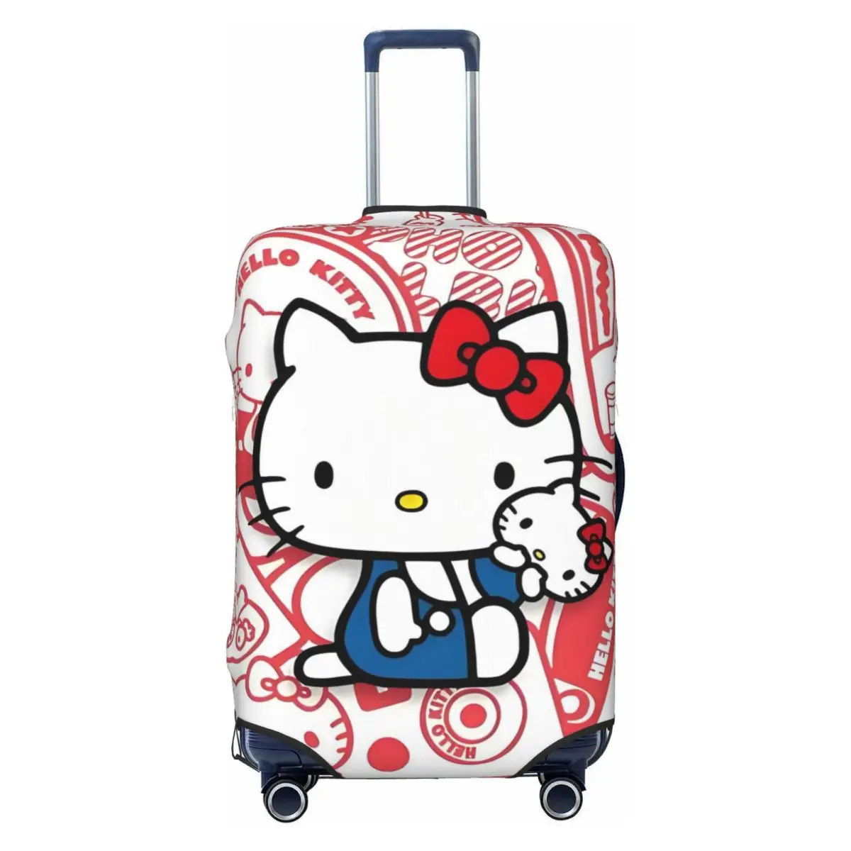 

Custom Hello Kitty Suitcase Cover Washable Classical Printing Luggage Protective Covers for 18-32 inch