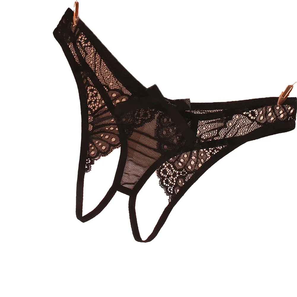 Женские сексуальные эротические трусики с вырезами, прозрачные стринги, нижнее белье, кружевные прозрачные трусы с вырезами, полые трусы-стринги