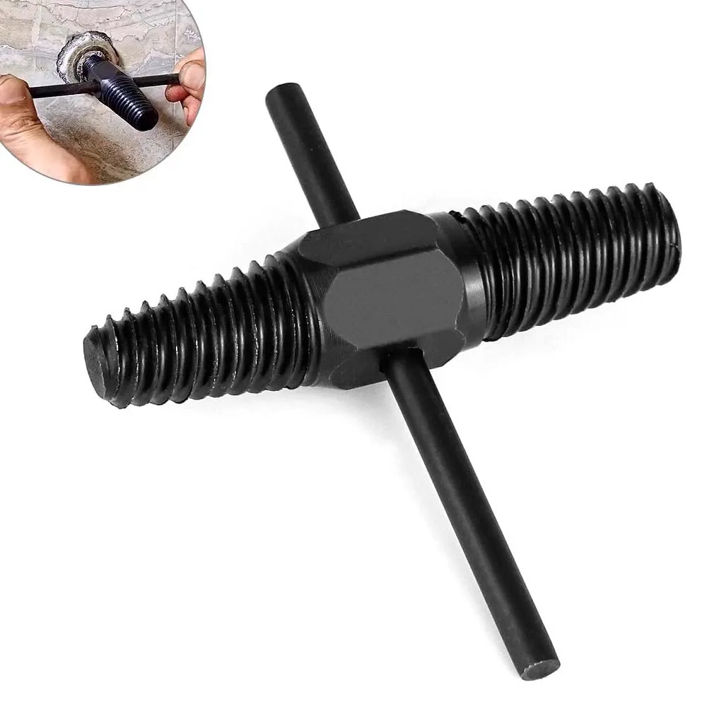 1/2″ 3/4″Broken Wire Extractor Faucet Damaged Bolts Wire Pipe Remover Double-head Water Pipe Triangle Valve Tap Bolt Remover