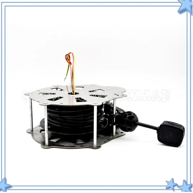 Customized Rope Reel Electric Drum Reel Automatic Shrinkage Reel Network Cable Manager 10 Meters Cable Arranger Signal Cable