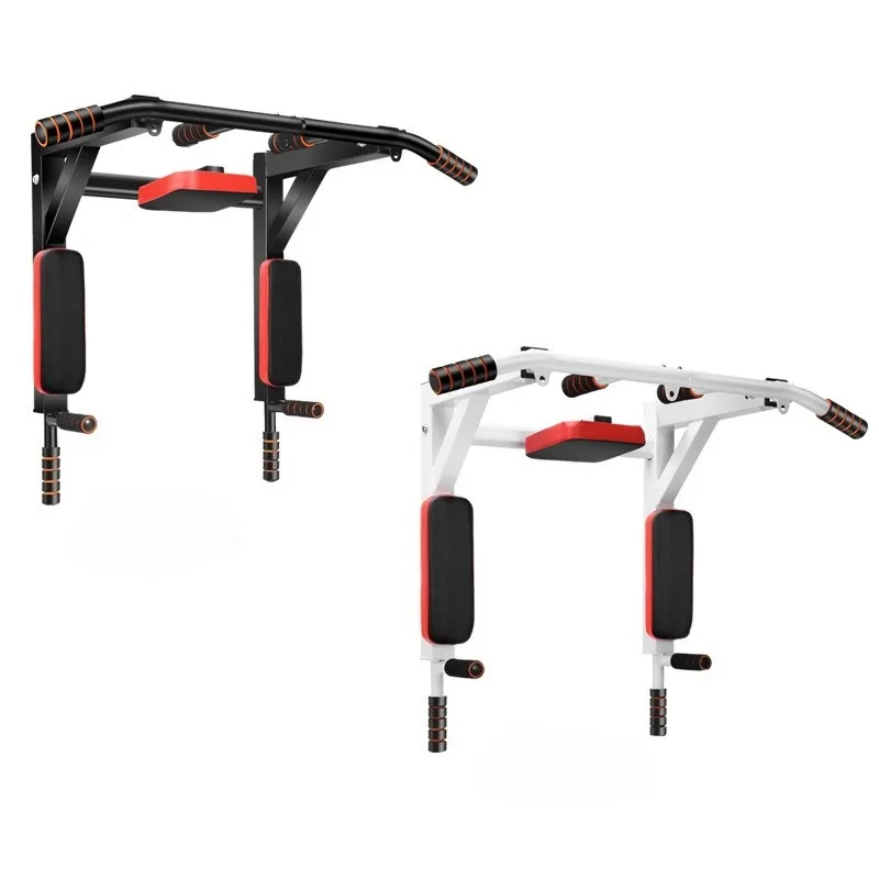 Multifunctional Wall-mounted Pull-up Bar Wall-mounted Single and Double Bars Reversible Stable and Convenient in Indoor Fitness