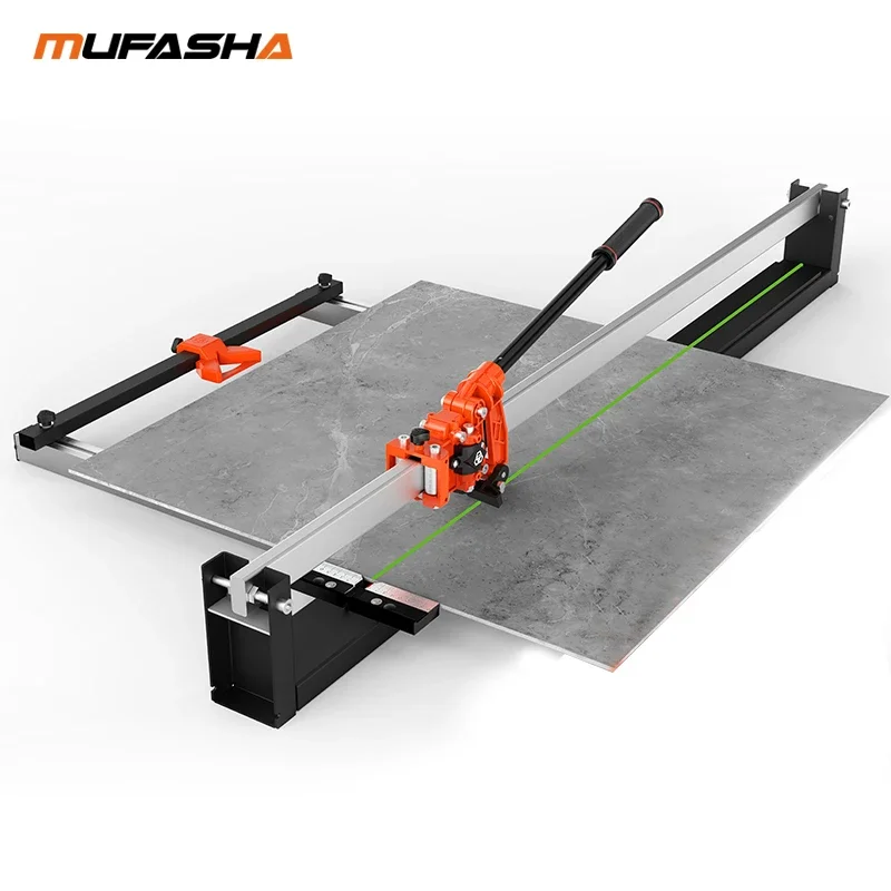 MUFASHA T100800 portable 800mm high precision single cutting blade manual ceramic tile cutter hand machine