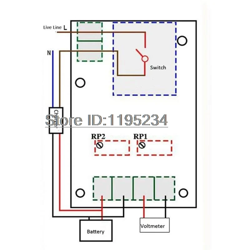 1PCS - 10PCS XH-M601 battery charging control board 12V intelligent charger power control panel automatic charging power image 6
