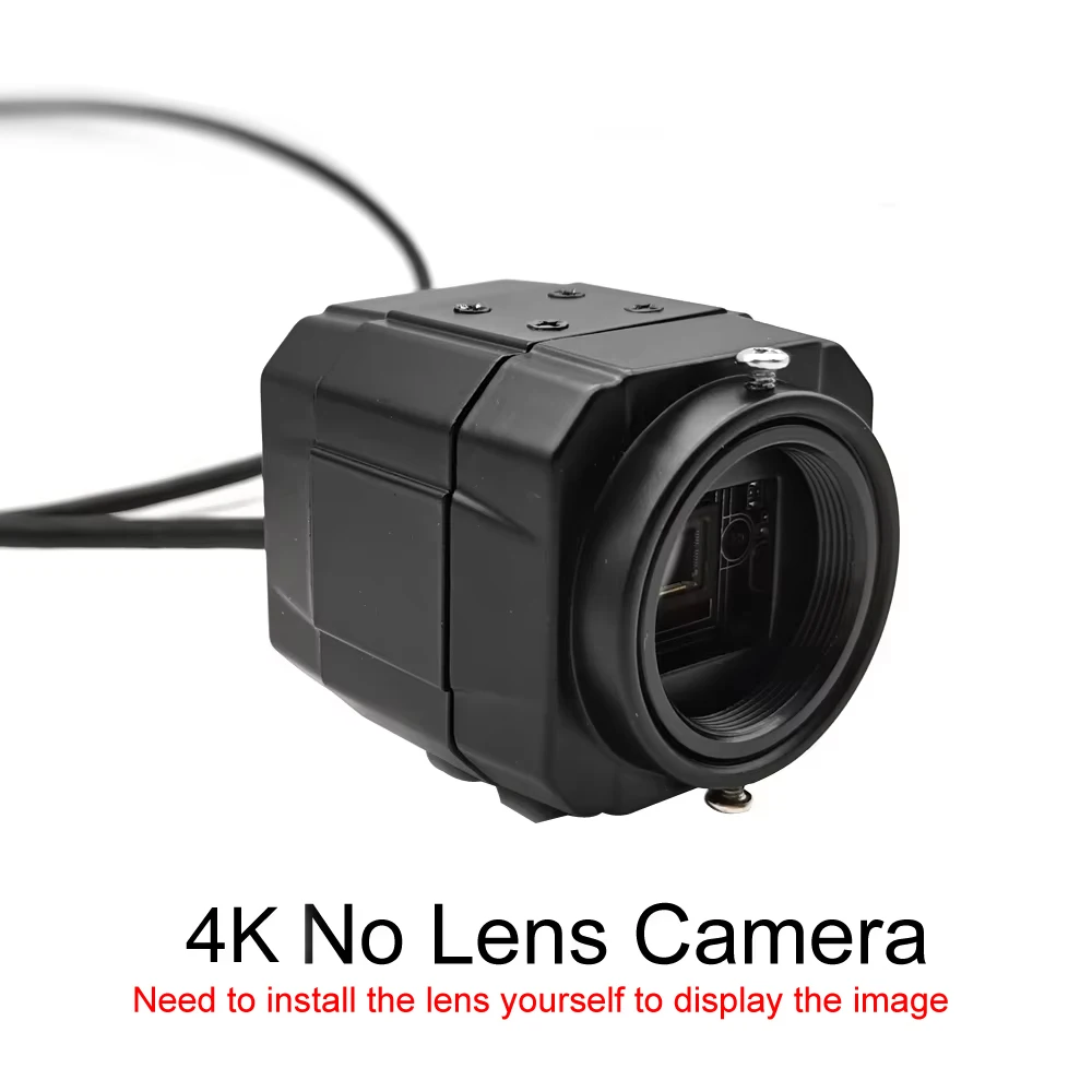 HD CS 5-50mm Varifokalobjektiv Industrie 30fps 4K 8MP CCD IMX415 USB Webcam 2K 4MP F5253 PC Video USB Kamera UVC OTG Live-Unterricht