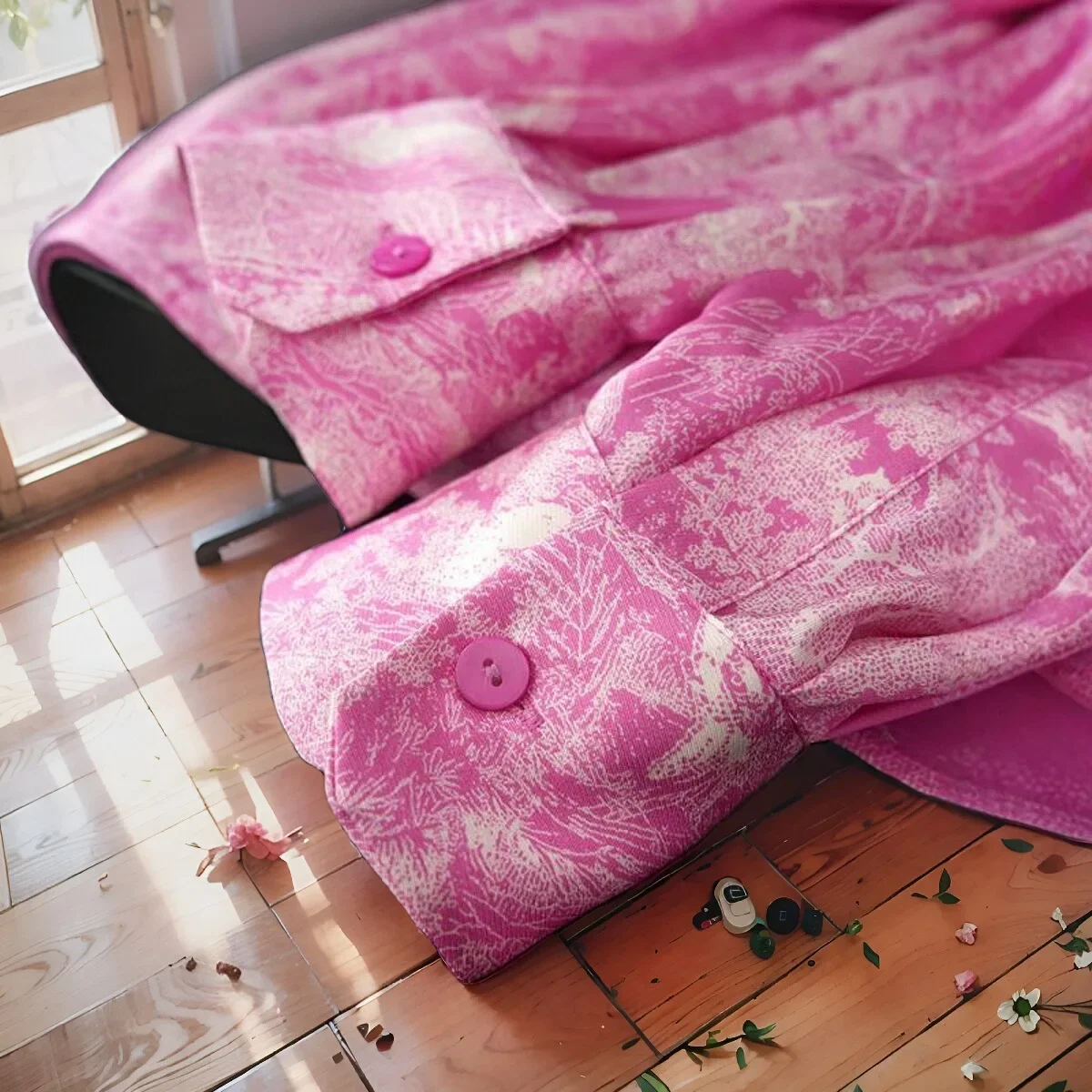 ZAROY 3XL Luxe Designer Vrouwen Shirt Mode Roze Print Vrouwelijke Shirts Zomer Herfst Lange Mouw Polo Hals Slanke Blouses Camisas