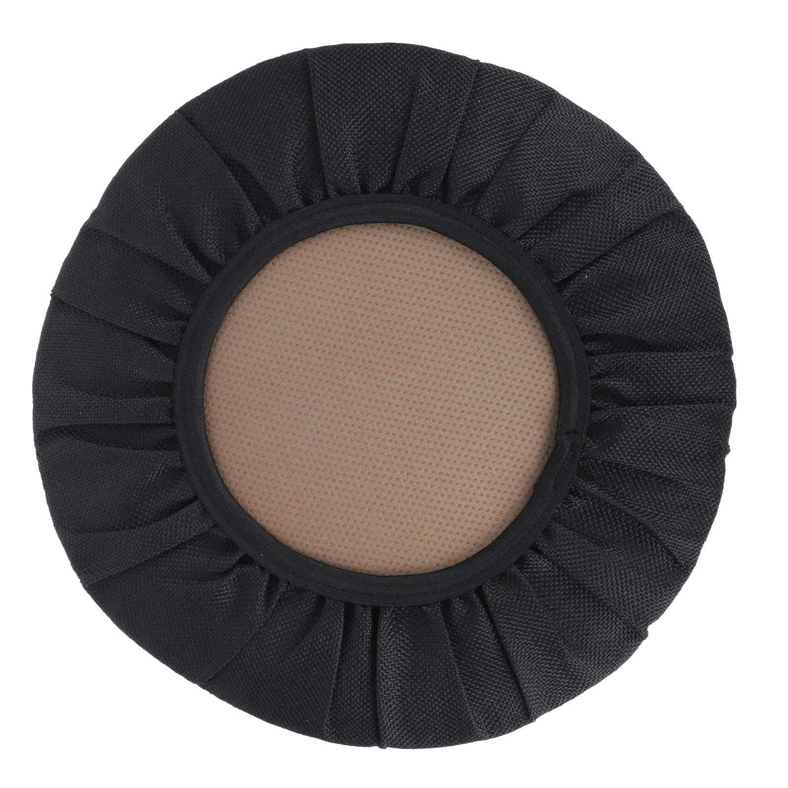 1Pcs Elastic Black Round Stool Cover Chair Seat Cover Protective Cushion for Home Office Hotel Mall Easy Install Remove Scratch