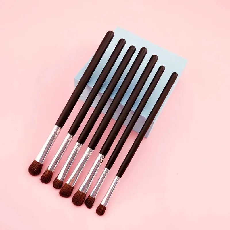 Eye Makeup Brush Eye Set Horse Hair Eye Shadow Brush  Beauty Tools 7 Pcs/set